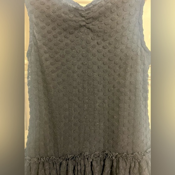 Girls Black Sleeveless Dress Size 7/8 - Picture 4 of 4